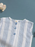 TINY TIGGY 100% Cotton Baby Boy Shirt & Short Outfit Set