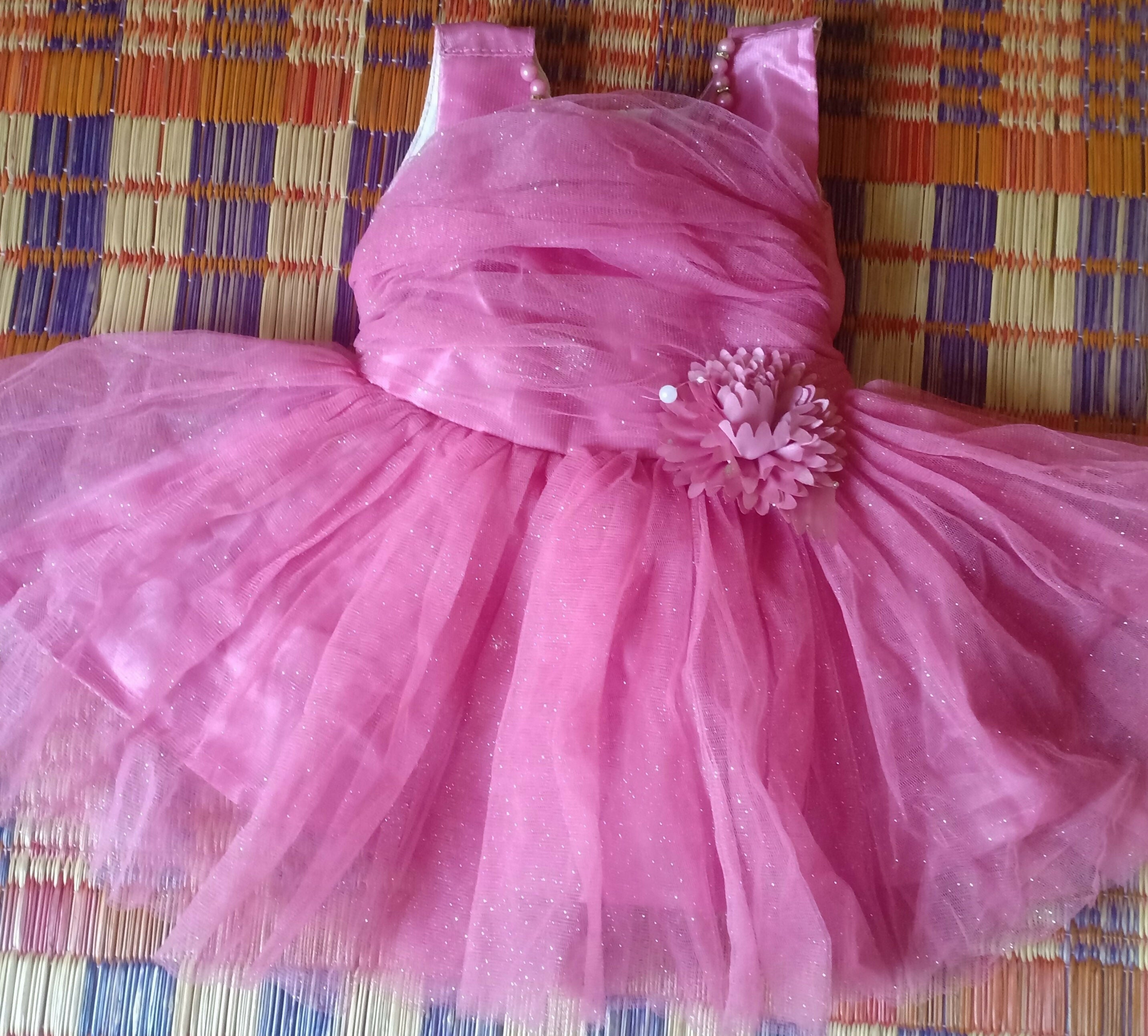 1st Birthday Dress Baby Girl Party Wear Frock