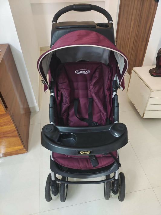GRACO baby stroller, GRACO pram for baby, travel-friendly stroller, lightweight baby pram, newborn stroller GRACO, comfortable baby stroller
