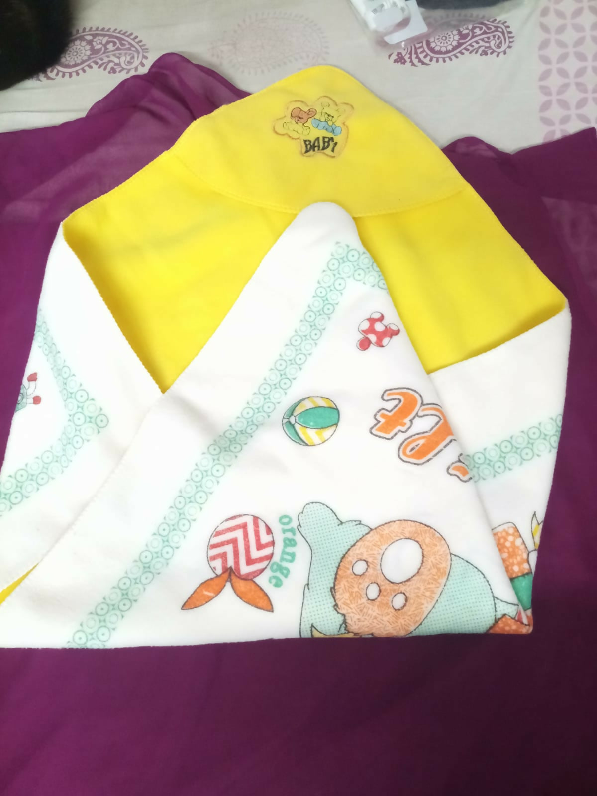 Buy Newborn Baby Clothing Combo – 9-piece set with cotton suits, velvet jumpsuit, woolen shawl & more for cozy all-season comfort.