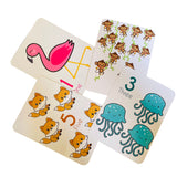 ZOOPLAY Number Flashcards and Counting Activity