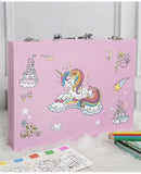 I LEARNNGROW 67 Pieces Colouring Set- Unicorn