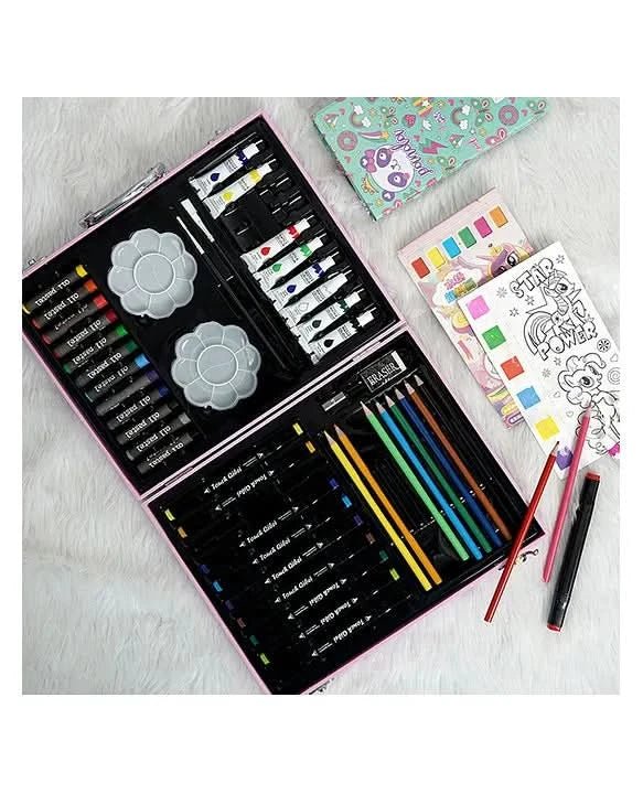I LEARNNGROW 67 Pieces Colouring Set- Unicorn