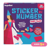 BeginBird Sticker by Number Fairy Tales kit packaging with a fairy design.