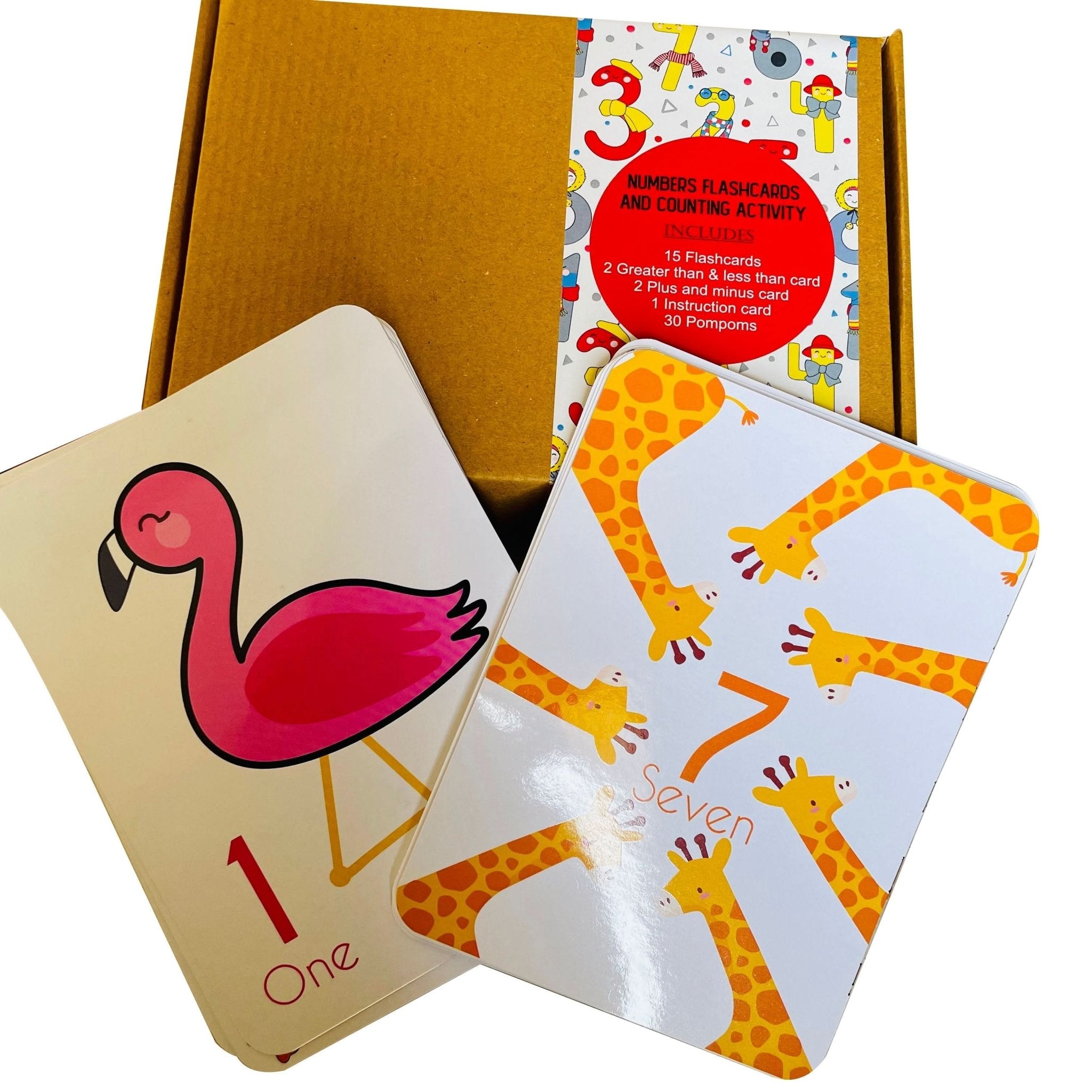 ZOOPLAY Number Flashcards and Counting Activity
