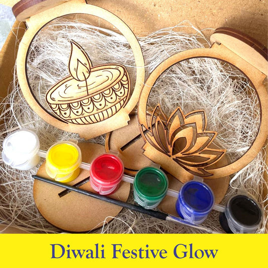 ZOOPLAY Festive Glow DIY Diya Stand Painting Kit