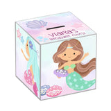 My Money Box Personalised - Mermaid Treasure (Piggy Bank)