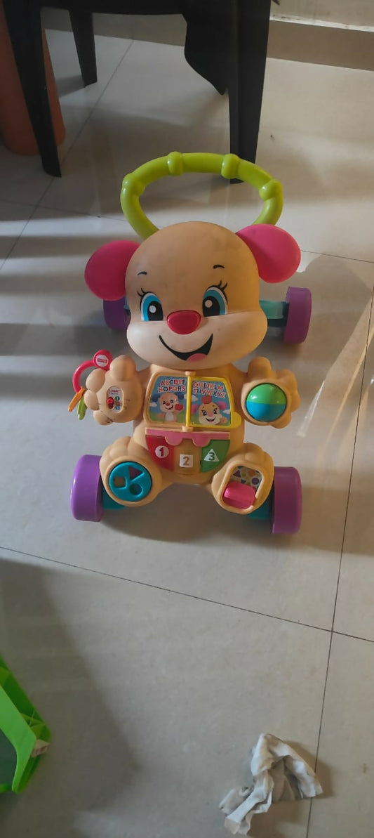 Fisher‑Price Smart Stages “Learn with Sis” walker – colorful musical walker that teaches while your baby moves from sit‑to‑walk.