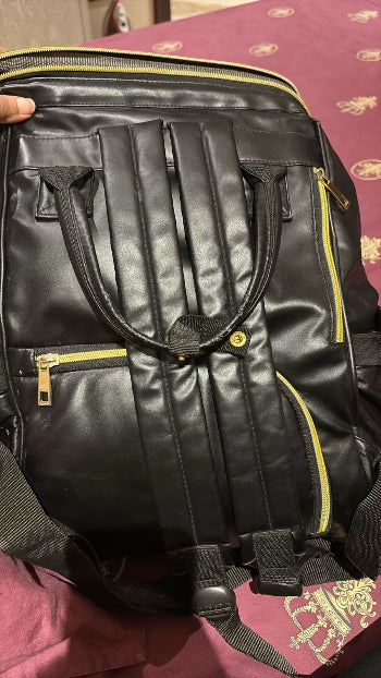 Baby Jalebi diaper bag, designer diaper bag for moms, spacious diaper bag, travel diaper bag for babies, stylish baby diaper bag