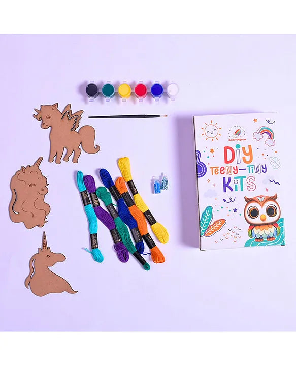 ilearnngrow Teeny Tiny DIY Unicorn Thread Kit