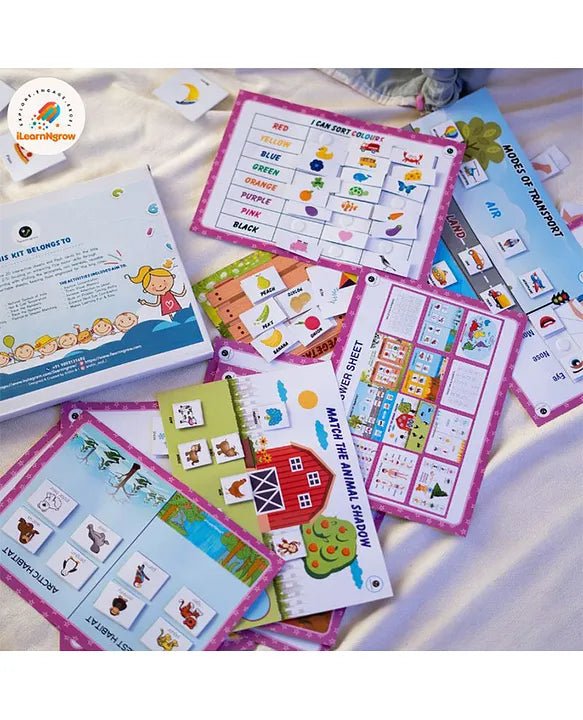 ILEARNGROW English Learning Kit+ Hindi Learning Kit