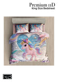 Unicorn-themed bedding set
