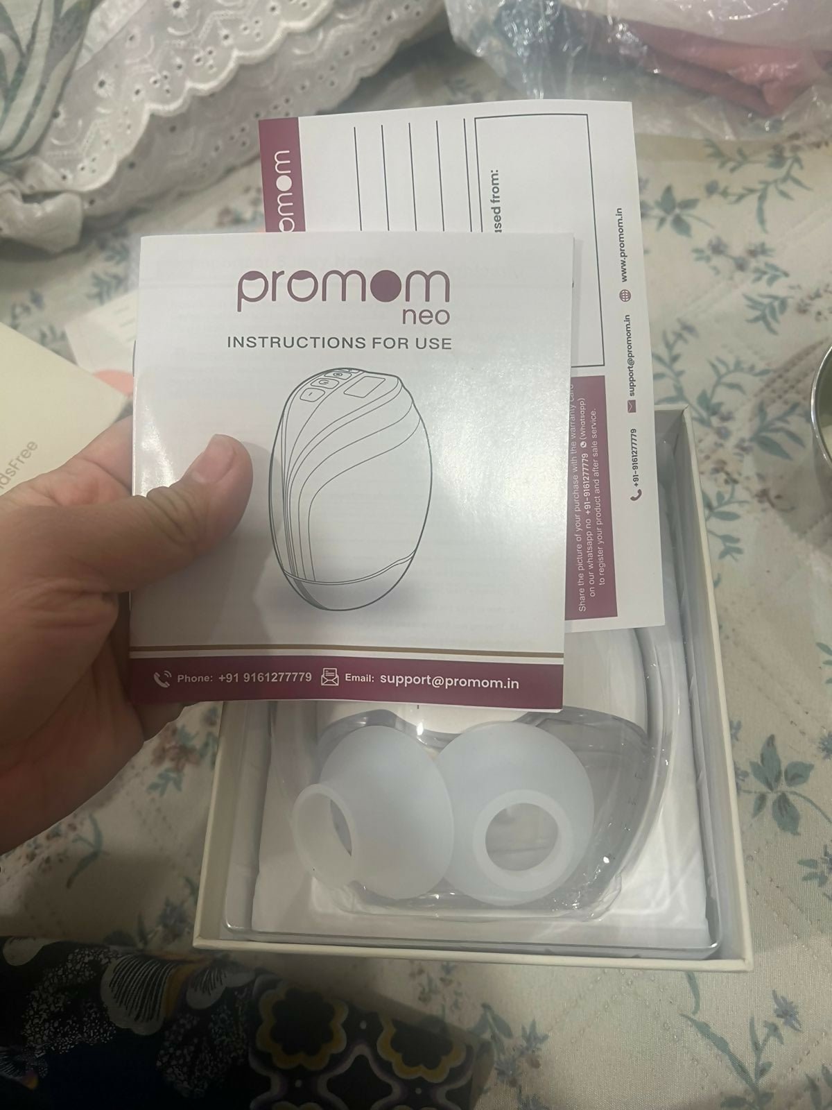 PROMOM Breast Pump – Hands-Free & Efficient Milk Expression for Moms