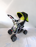 LuvLap Sunshine Baby Stroller Pram Reversible Recline Canopy Foldable B153
