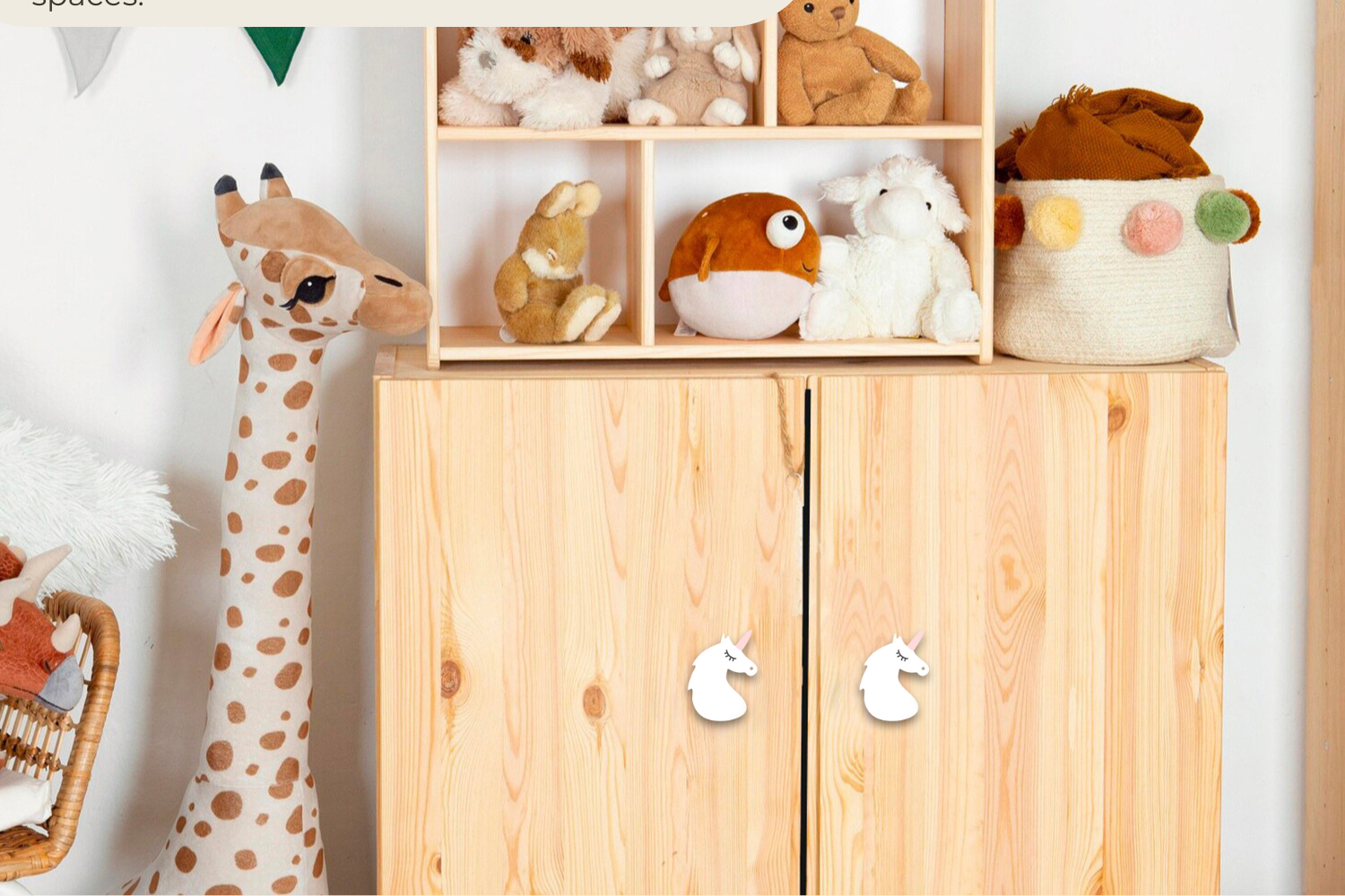 Door/ Drawer Knobs (Set of 2) Unicorn