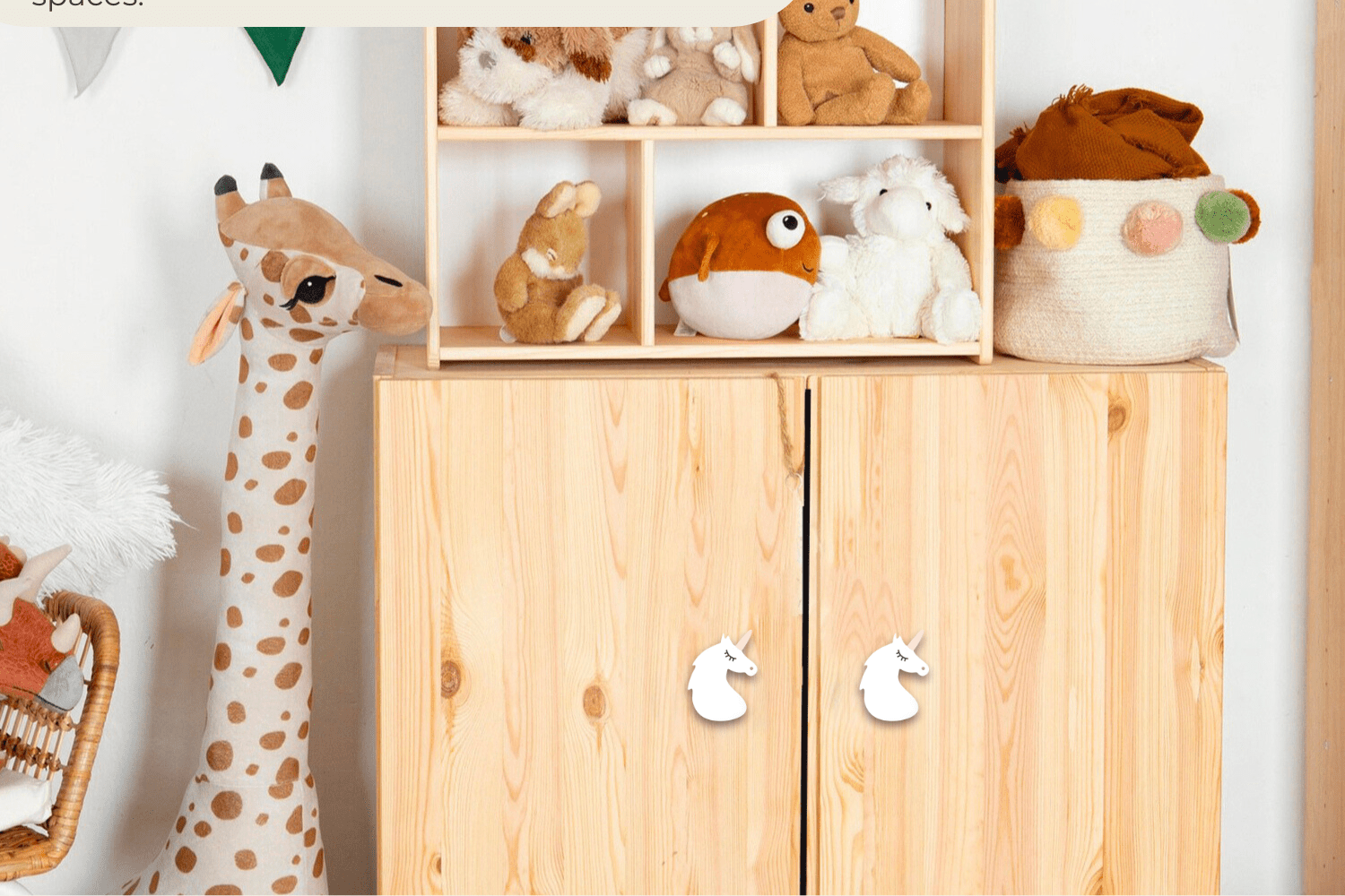 Door/ Drawer Knobs (Set of 2) Unicorn