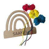 ZOOPLAY DIY Rainbow Yarn Craft Kit - Personalised