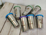 Personalised Stainless Steel Glass with Lid