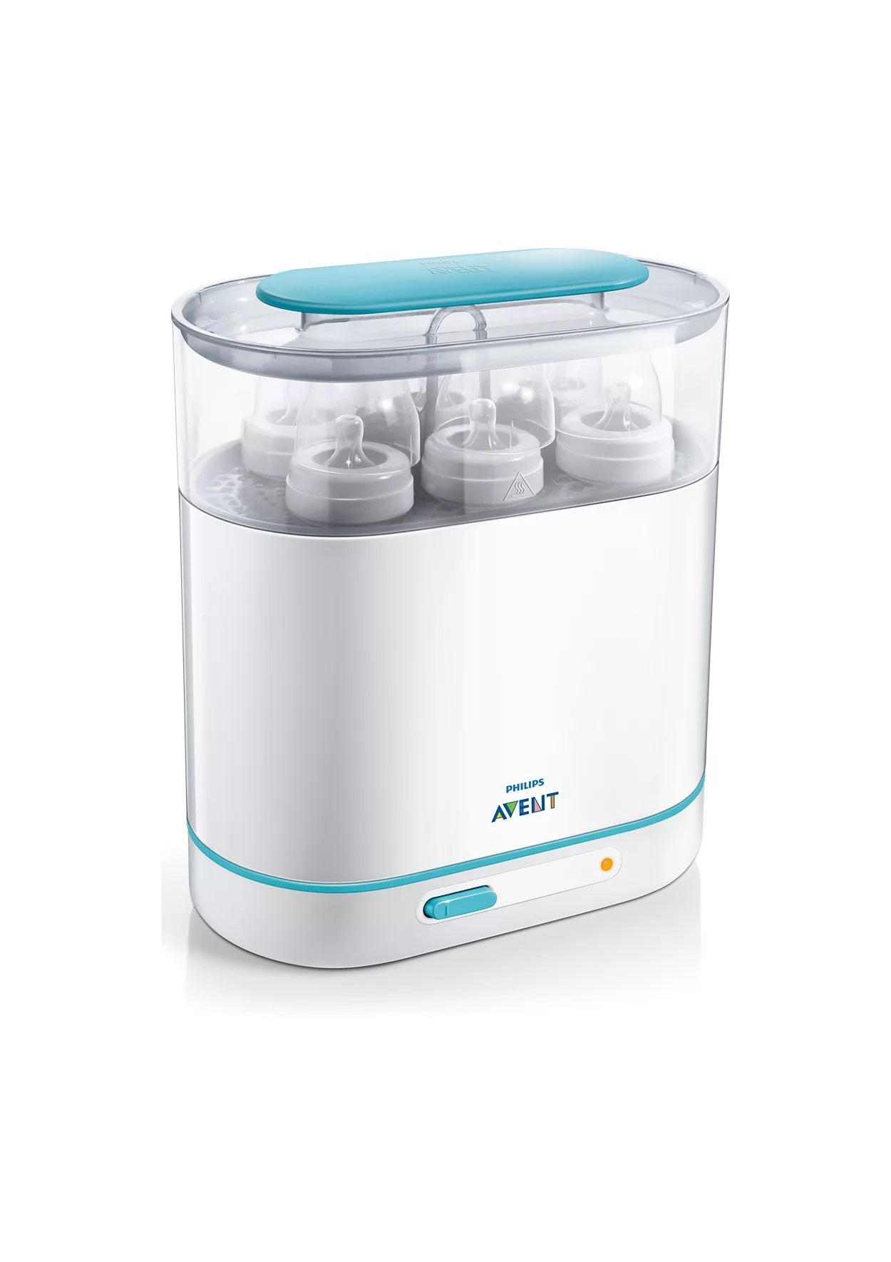 PHILIPS Avent Bottle Sterilizer/Steriliser | Kills 99% Germs & Bacteria | 10 Mins Cycle | 6 Bottle Capacity - PyaraBaby