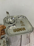 Personalised Snack 2 Partition Thali Set