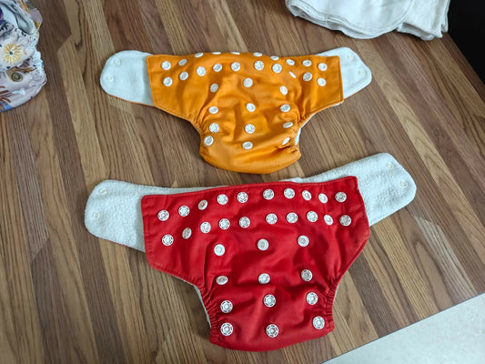 MYLO Leak-Proof Baby Cloth Diaper Combo (2 Diapers + 6 Inserts)