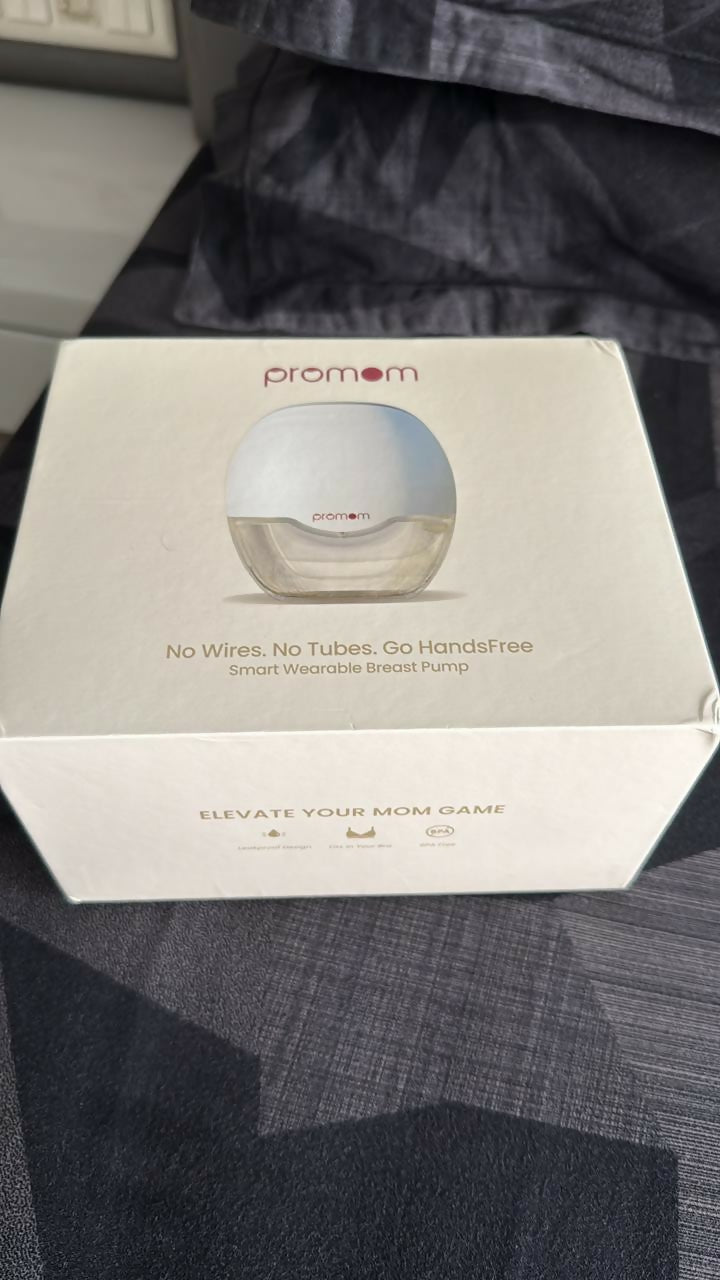 PROMOM Electric Breast Pump with Travel Case – Portable, Comfortable & Efficient Milk Expression