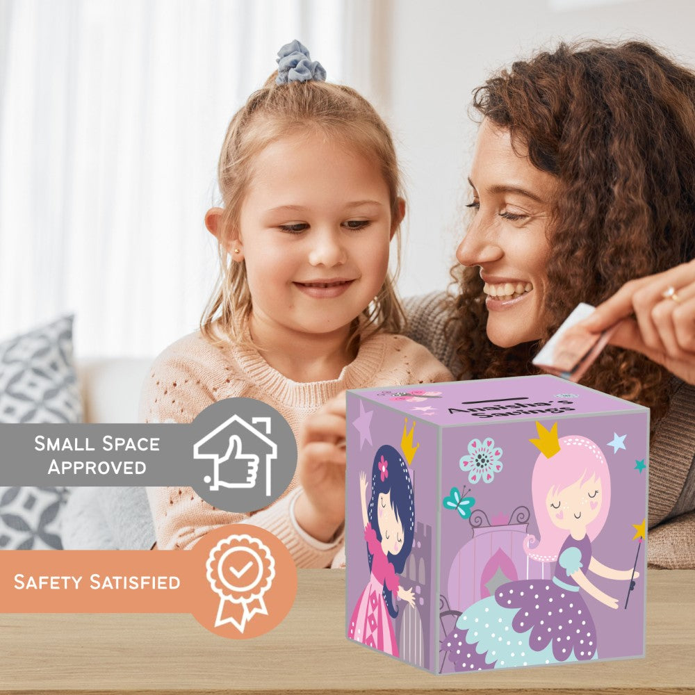 My Money Box Personalised - Princess Treasure Chest (Piggy Bank)