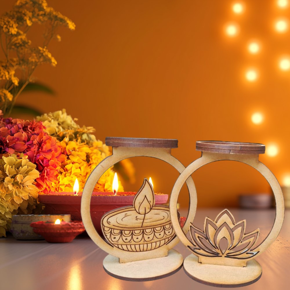 ZOOPLAY Festive Glow DIY Diya Stand Painting Kit