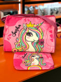 PERSONALIZED Duffle Bag with Matching Pouch