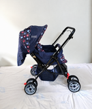 Babyhug Melody Baby Stroller Pram Reversible Handle Recline Canopy Foldable B151