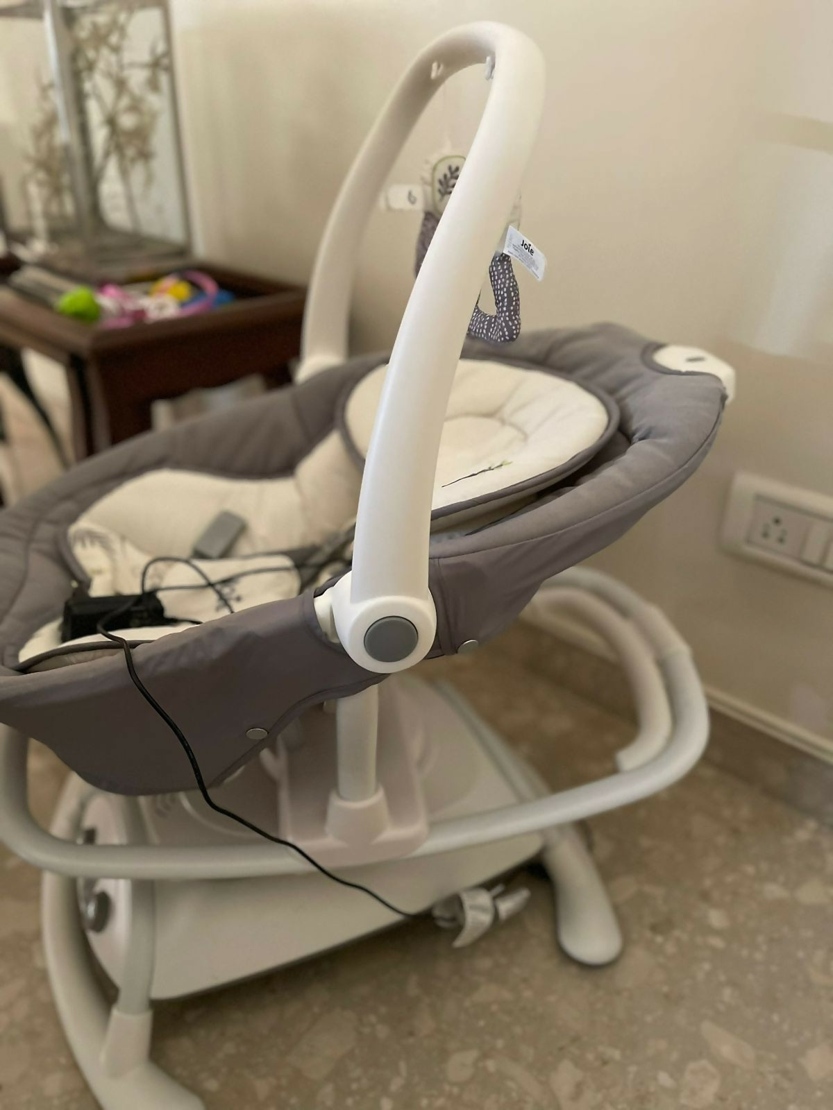 Buy Joie Sansa 2-in-1 Electric Swing – soothing swing and rocker combo for newborns.