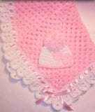 Crochet Handmade baby blankets (multiple designs available)