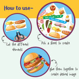 ZOOPLAY Cut & Glue Activity - Food