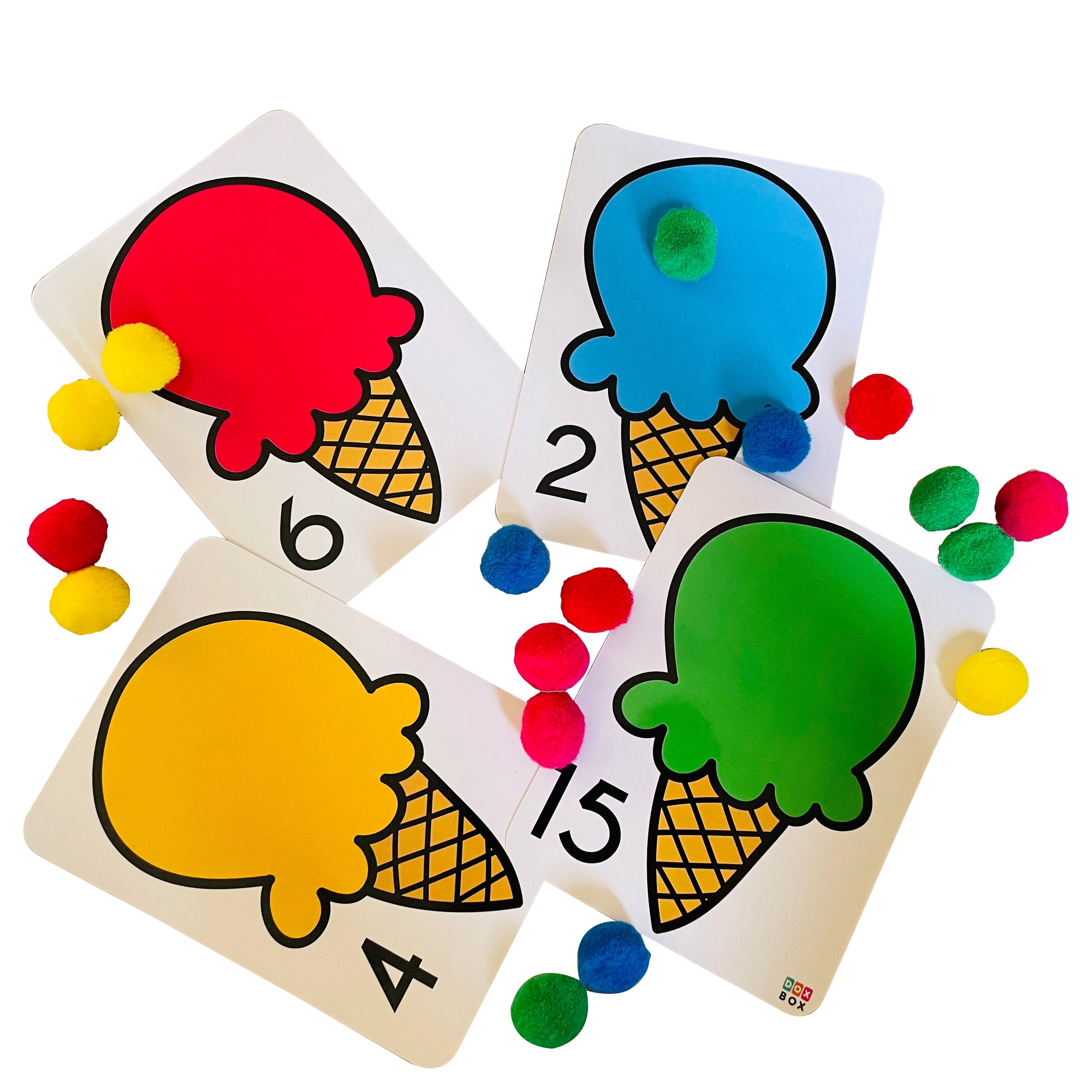 ZOOPLAY Number Flashcards and Counting Activity