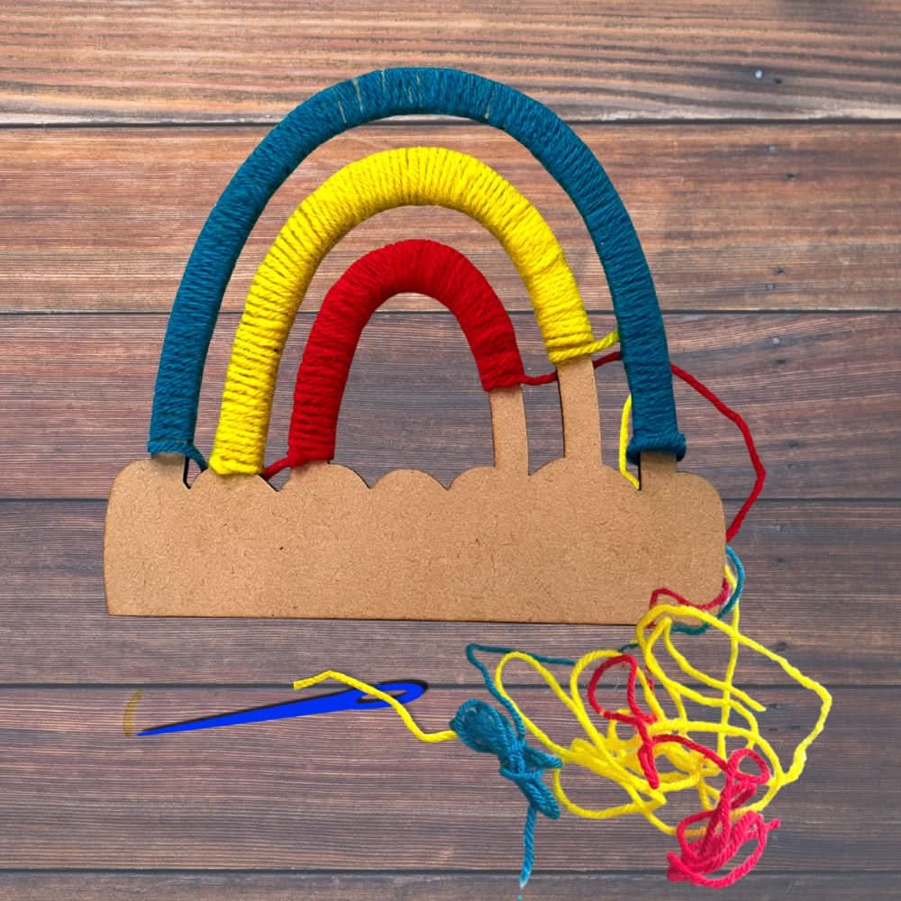 ZOOPLAY DIY Rainbow Yarn Craft Kit