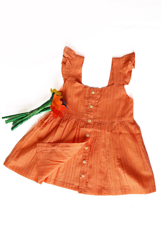 Shop now for soft cotton adjustable button frocks for little princesses, offering comfort and style in every wear!