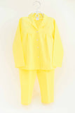 Shop bright yellow 100% cotton nightwear for girls, offering softness and comfort for a restful night's sleep.
