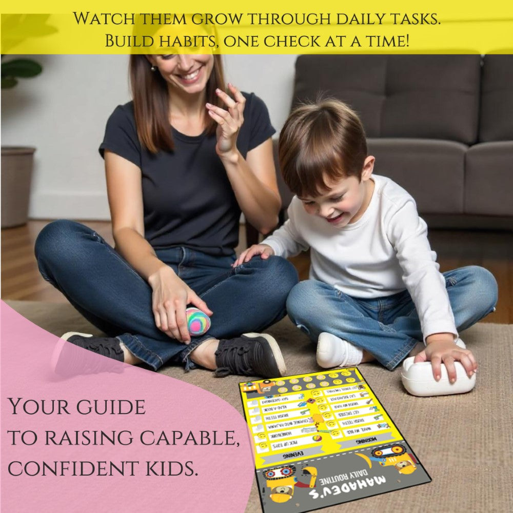 ZOOPLAY Daily Reward Chart Personalised - Builder Zone