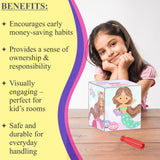 My Money Box Personalised - Mermaid Treasure (Piggy Bank)