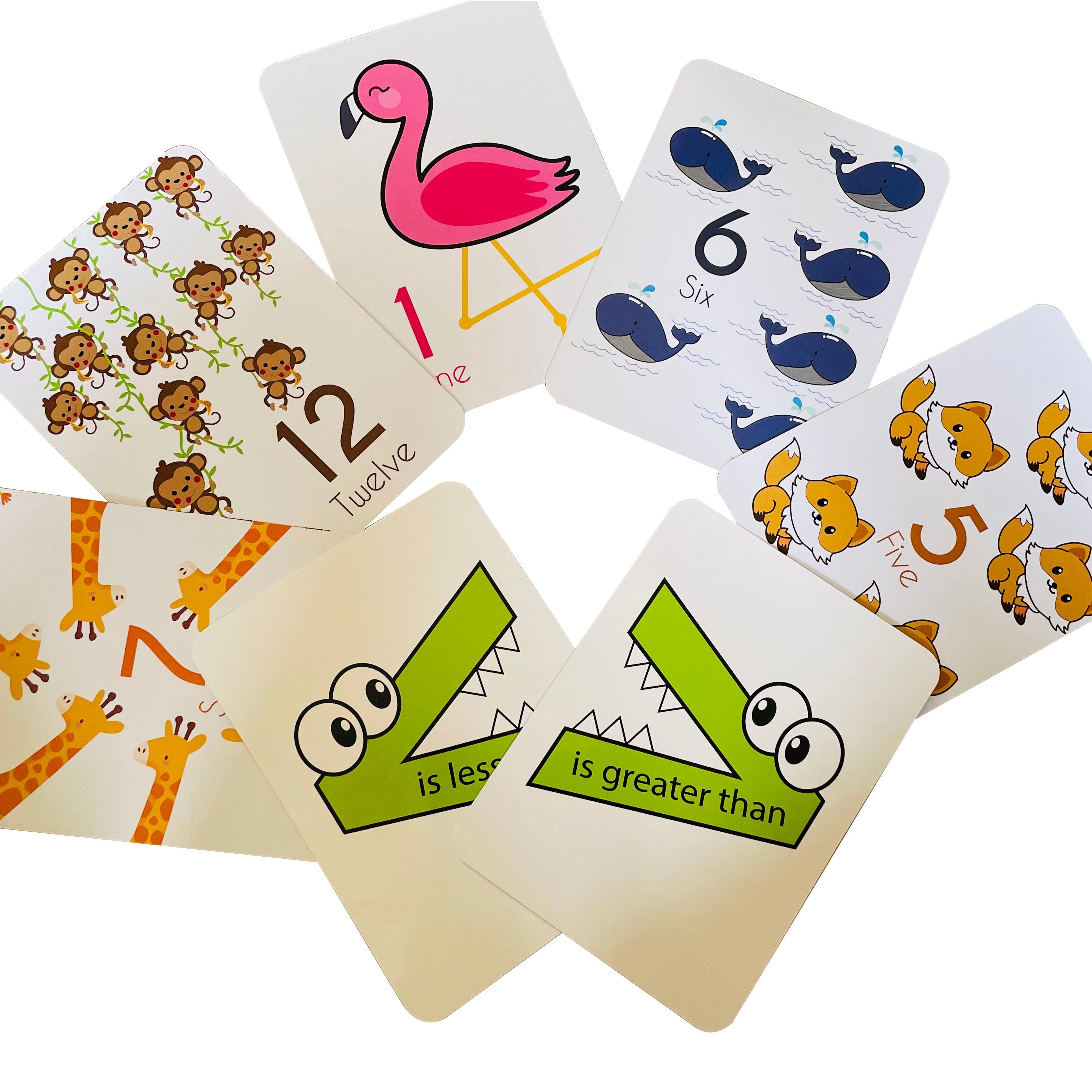 ZOOPLAY Number Flashcards and Counting Activity