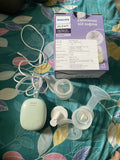 Philips Avent breast pump on a patterned surface