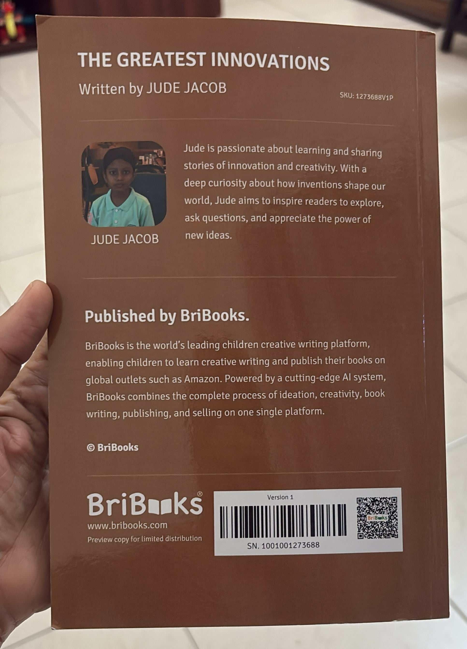 The Greatest Innovations by Jude Jacob – travel, history, and creativity through a young author’s eyes.