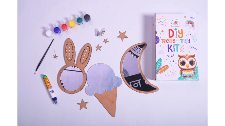 ilearnngrow Teeny Tiny DIY Mirror Set of Three