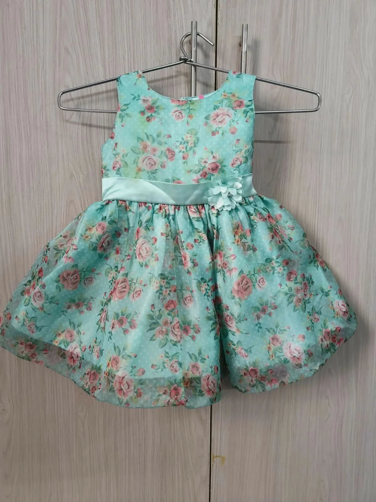 Combo Of Sirosa By Hopscotch Partywear Dress/Frock, ARABELLA & ADDISON Denim Frock/Dress , Partywear Dress/Frock, PINK AND BLUE Brand Dress/Frock, CHERRY CHOCOLATE Dress/Frock - PyaraBaby