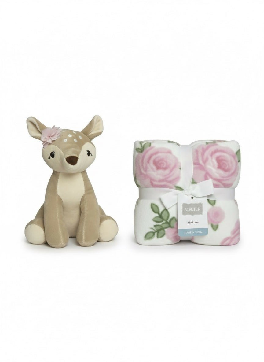 Baby blanket with toy pack of 2