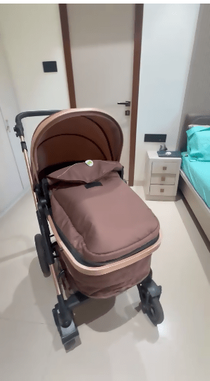 HUNY HUNY 4 in 1 Z Fold stroller pram Travel System With Carry Cot