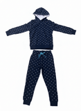 Kids Winter Wear Set for Girls | Warm Sweatshirt & Pajama Set | Soft Cotton Full Sleeve Night Suit | Printed Co-Ord Set for Girls | Comfortable Winter Loungewear & Sleepwear