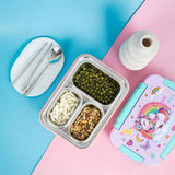 This Bento lunch box will keep your food, sandwiches, soups, beverages fresh for lunch, so you can pack your kids' lunches in the morning, and it will stay warm until lunch time.