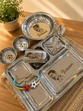 Personalized Stainless Steel Thali Set