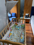 Baby hug cot cum rocker+ mattress